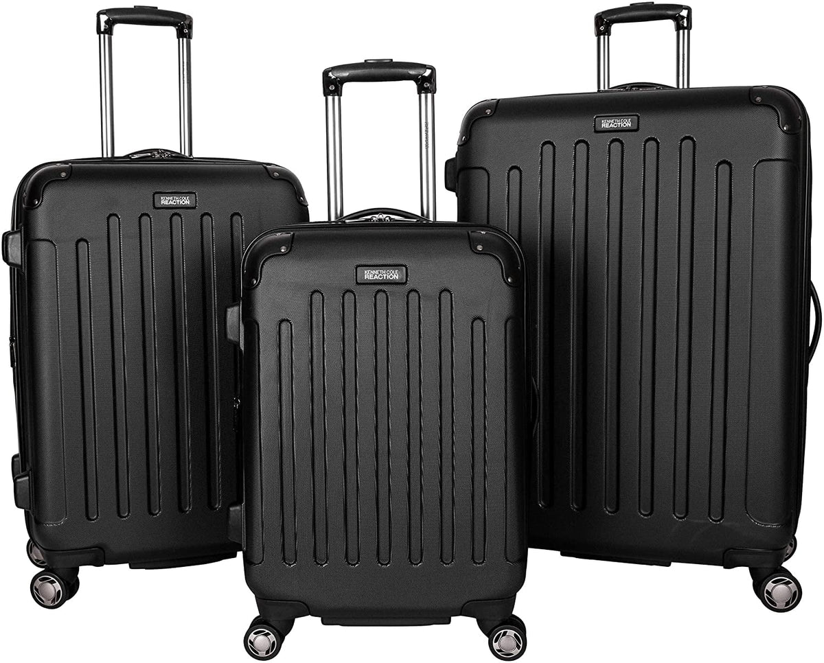 Spinner Set Expandable 8-Wheel Renegade Black Cole Kenneth 3-Piece 3-Piece Suitcase, Black, Set (20"/24"/28") Luggage REACTION Hardside (20"/24"/28") Lightweight