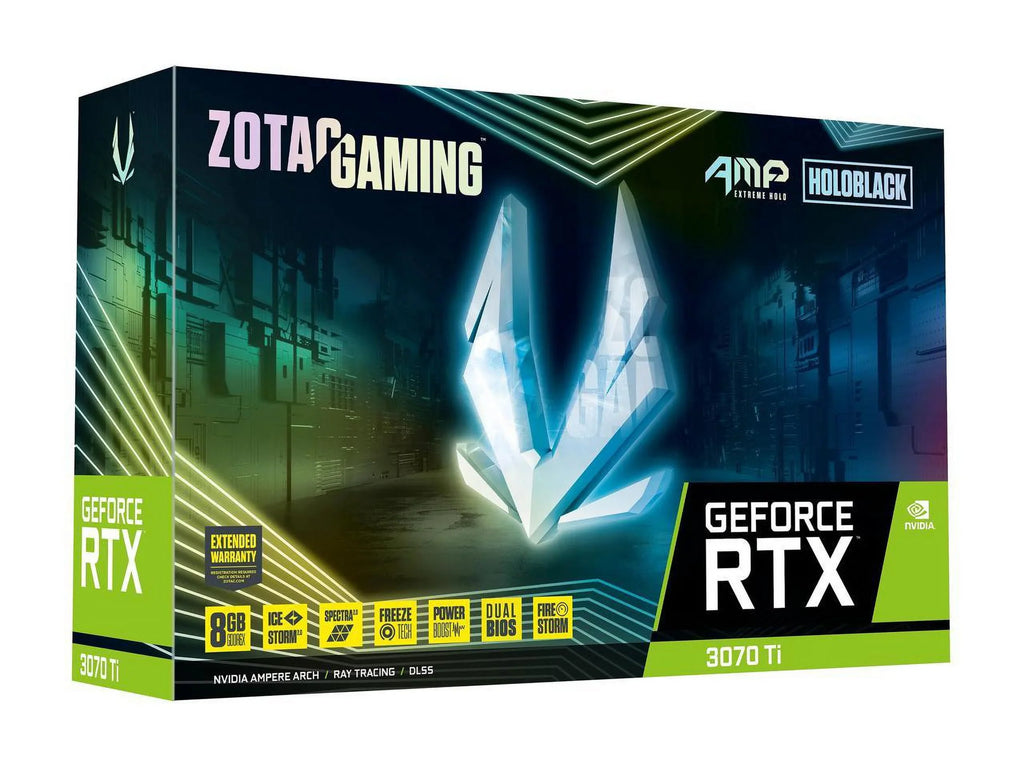 ZOTAC Holo Ti Express 4.0 ZT-A30710B-10P PCI AMP ATX GDDR6X Card Video GeForce RTX 8GB Extreme 3070