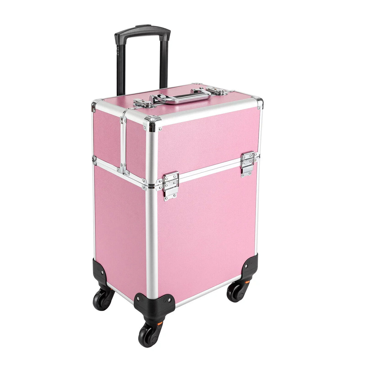 Miumaeov Trolley Professional with Storage Makeup Cosmetic Train 4-Tier Rolling Wheels Organizer Case Makeup