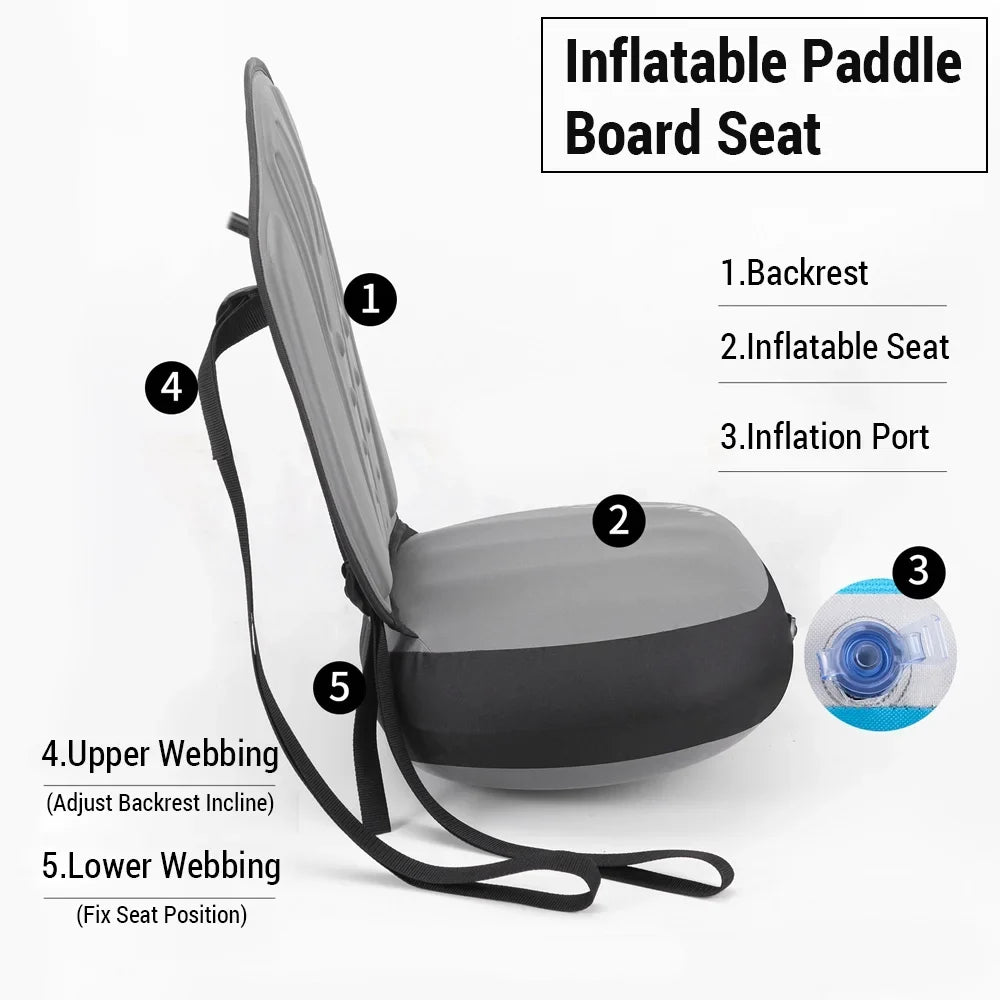 Adjustable Seat Detachable Kayaking - Inflatable Board for and Dadypet Paddle