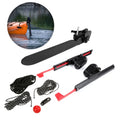 Boat for Kayak Kayak Kit Tail & Adjustable Rudder Fishing Canoe, Rudder Pedals Foot Braces Kayaking, Steering, Direction