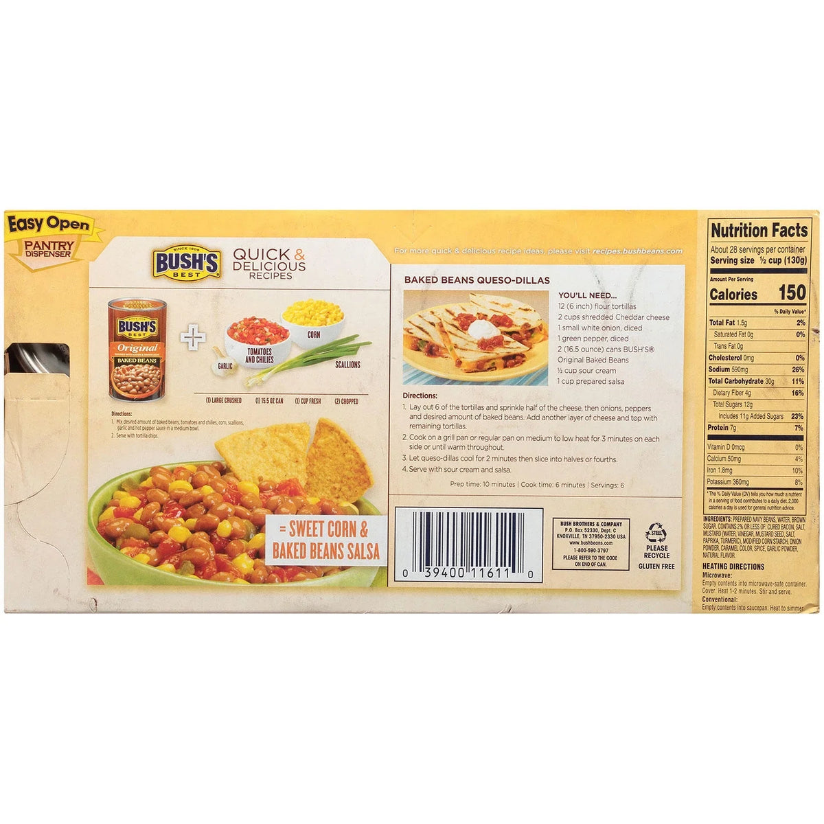 Baked Beans Ct.) (16.5 8 Original Bushs Oz,