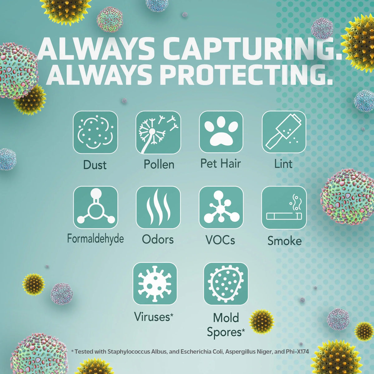 FLT151VO Germ Clear AC151 Guardian Purifiers, Filter for V HEPA Genuine and Filter AirSafe Toxin Replacement Air