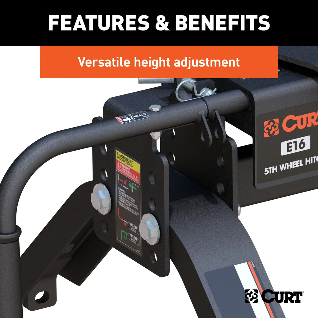 Wheel E16 16115 5th 16,000 lbs Hitch, CURT