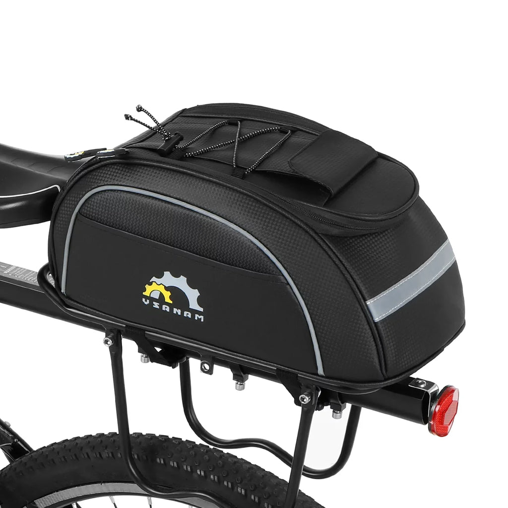 '- MTB Luggage Bag Insulated Trunk Pannier Waterproof Rear Rack Storage Bike Bag Cycling Carrier Cooler