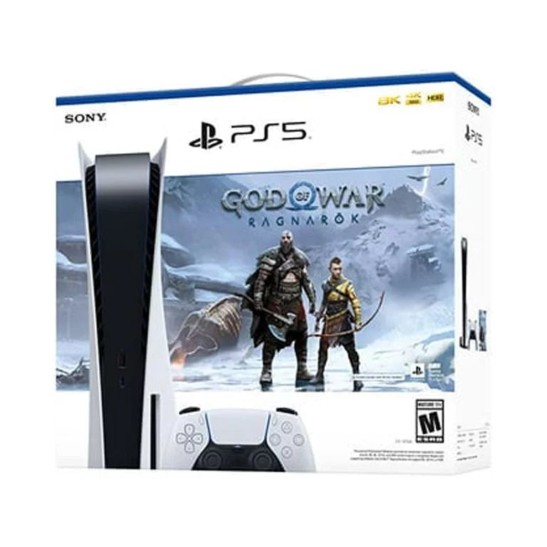 with (Disc Bundle PlayStation_PS5 Version) of Ragnarök War(GOW) TEC Gaming New God Sony Console