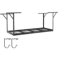 Rack Adjustable Garage 36x96in Overhead 600lbs Black Rack Storage BENTISM Ceiling