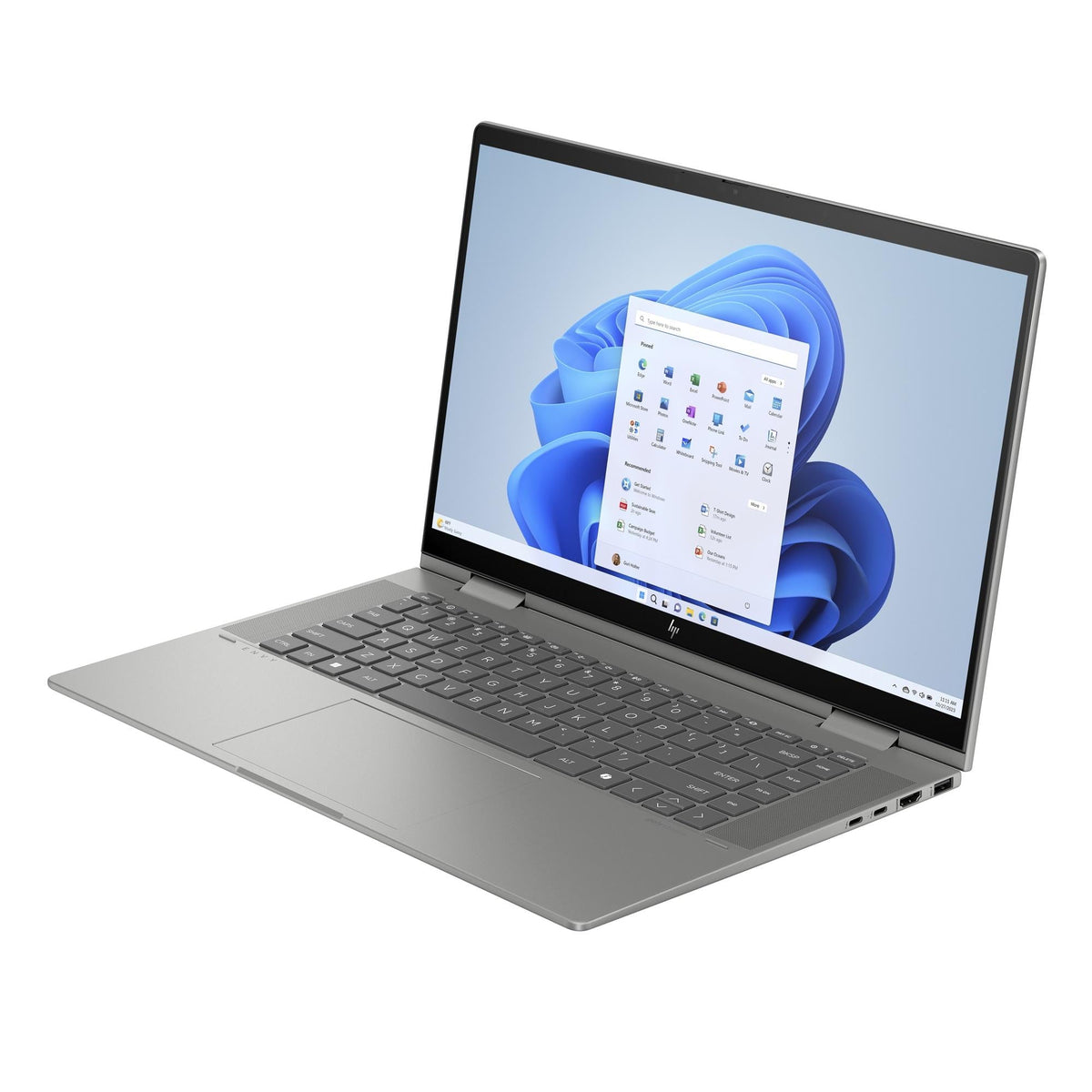 Core 155U, Windows Ultra Laptop, silver, 7 SSD, x360 Intel Touchscreen FHD 15.6" ENVY Home, 16GB Mineral 15-FE1057NR 9R1M2UA#ABA 512GB LPDDR5, HP 11