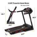 Machine Exercise 3.5HP Running - Treadmill with Max Capacity Home for Home Weight 16KM/H LBS Speed 330 Foldable Treadmill Workout Incline/, Electric Assembly, Gym Folding FYC Easily Dcenta