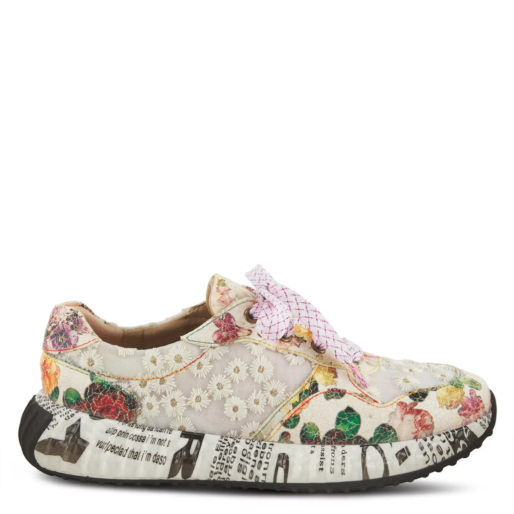 Daisymae Step Sneaker Fashion Beige / EU L'Artiste 5 Spring Multi 35 Women's US
