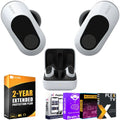 Audio Pack CPS with Essentials Gaming Wireless Buds Noise Protection Sony White WFG700N/W 2 Earbuds, INZONE and Truly YR Software Cancelling Bundle Enhanced