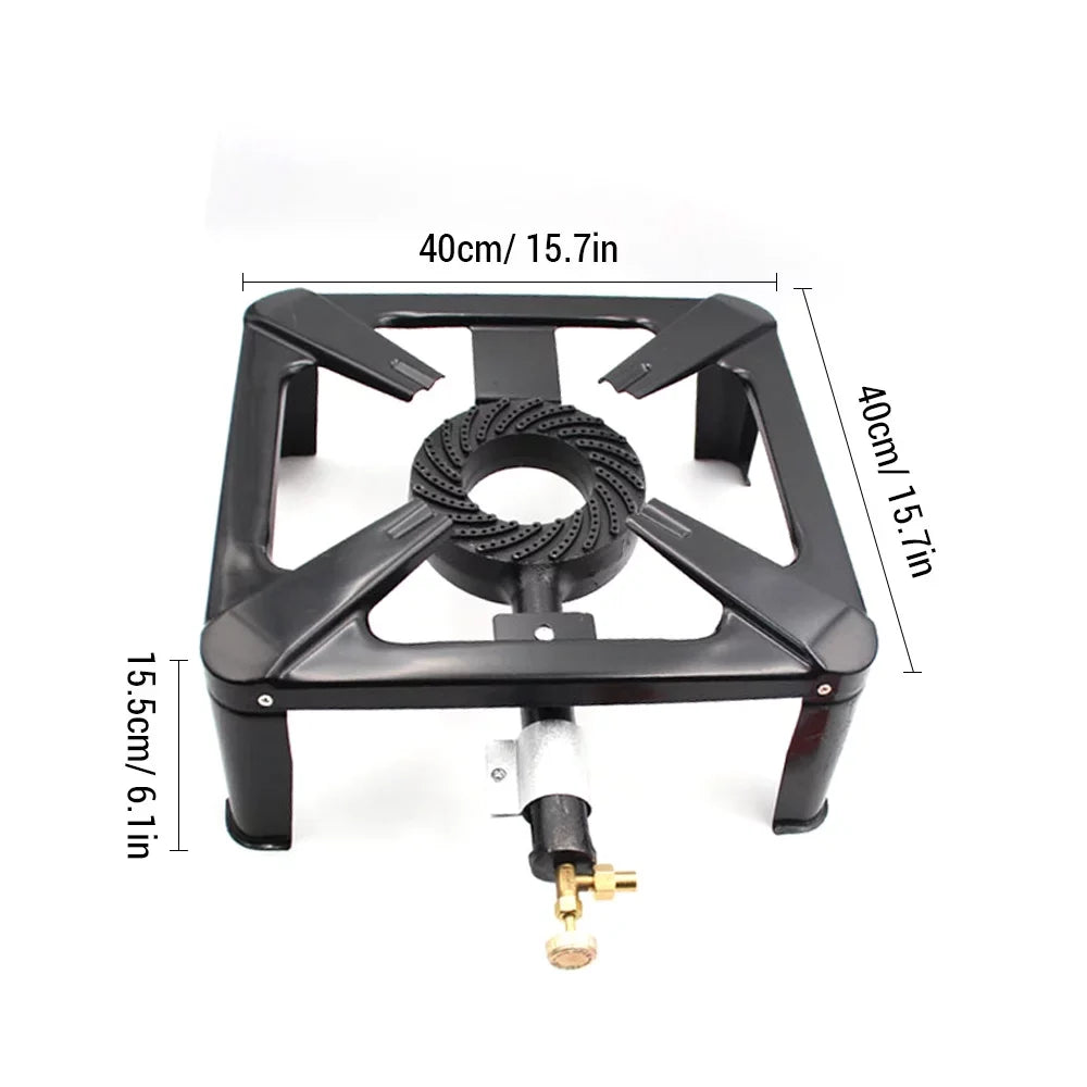 Walmeck Cooking , Stove Outdoors Cast Gas Camping Propane Stove, Stove Portable for Iron