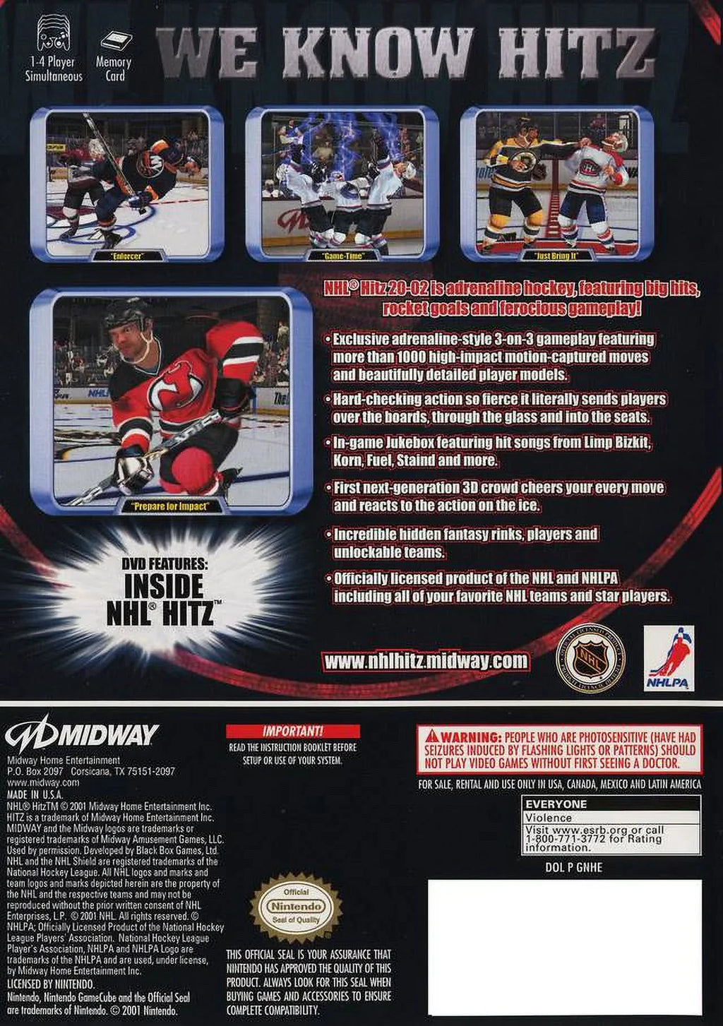 Hitz NHL 2002