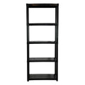 Plastic - Unit Tier Black 5 Utility Shelving Smart Made