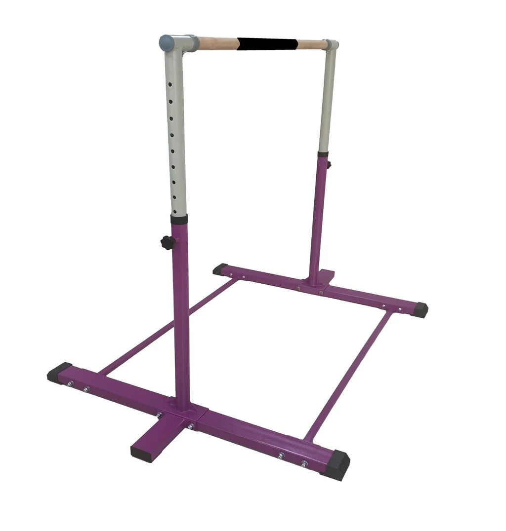 Kids 5 Gymnastic for Athletic Cushioned Height Bar Junior Asymmetric to Bar, Gymnastic FT Bar Training, Bar Bar Kip Adjustable Bar Gymnastics Expandable 3 Purple Horizontal Professional Gymnast Bar