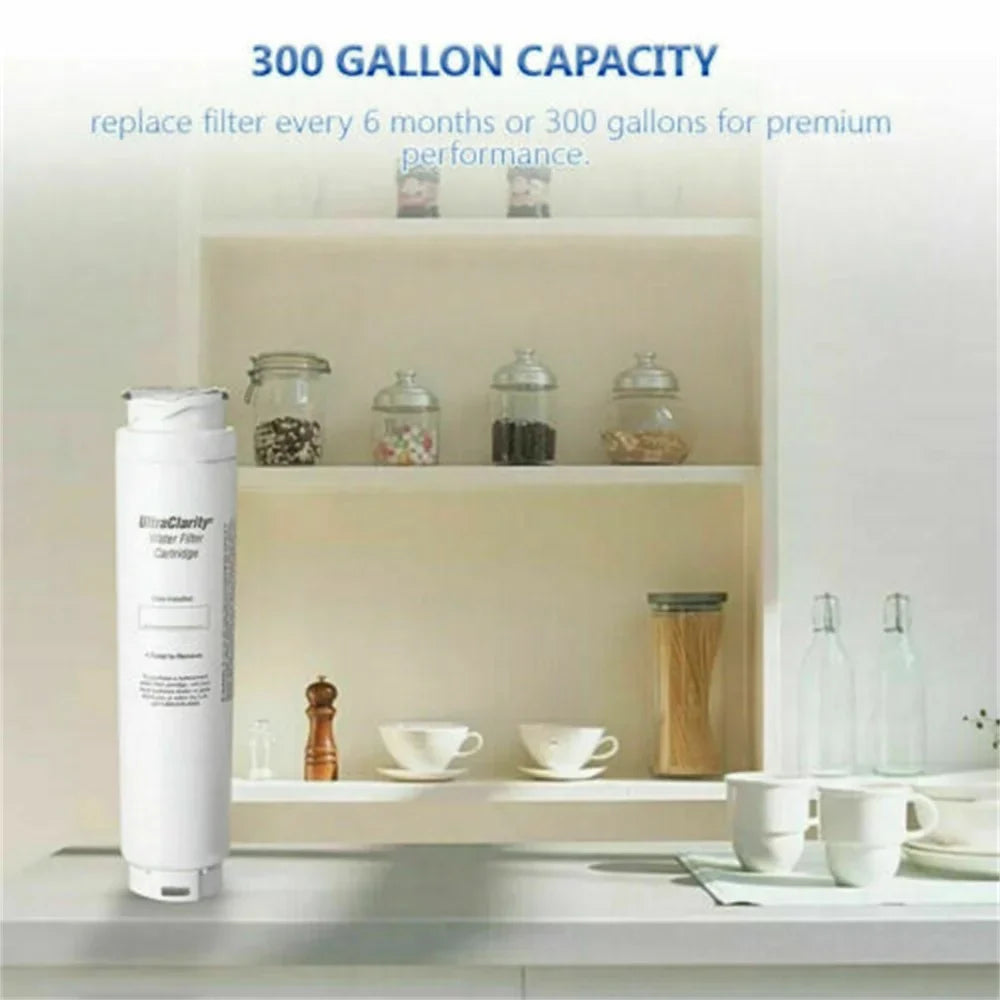 Fits Water Replacement - (3 REPLFLTR10 Clarity 9000077104- Pack) 194412 Refrigerator 9000 644845-674655 Bosch Filter Ultra