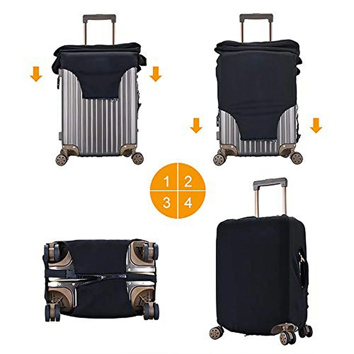 Suitcase Suitcase Protector- Kll Cover Luggage Cover Dancing African Womans