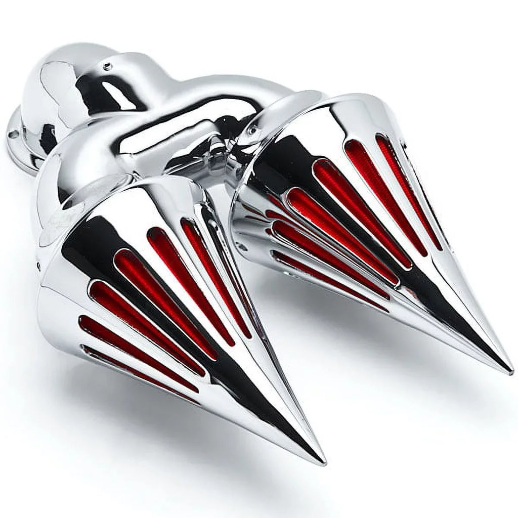 Air Filter Kit Custom Spike Applications Krator Dual Intake Sportster Harley-Davidson Chrome with Compatible Cleaner