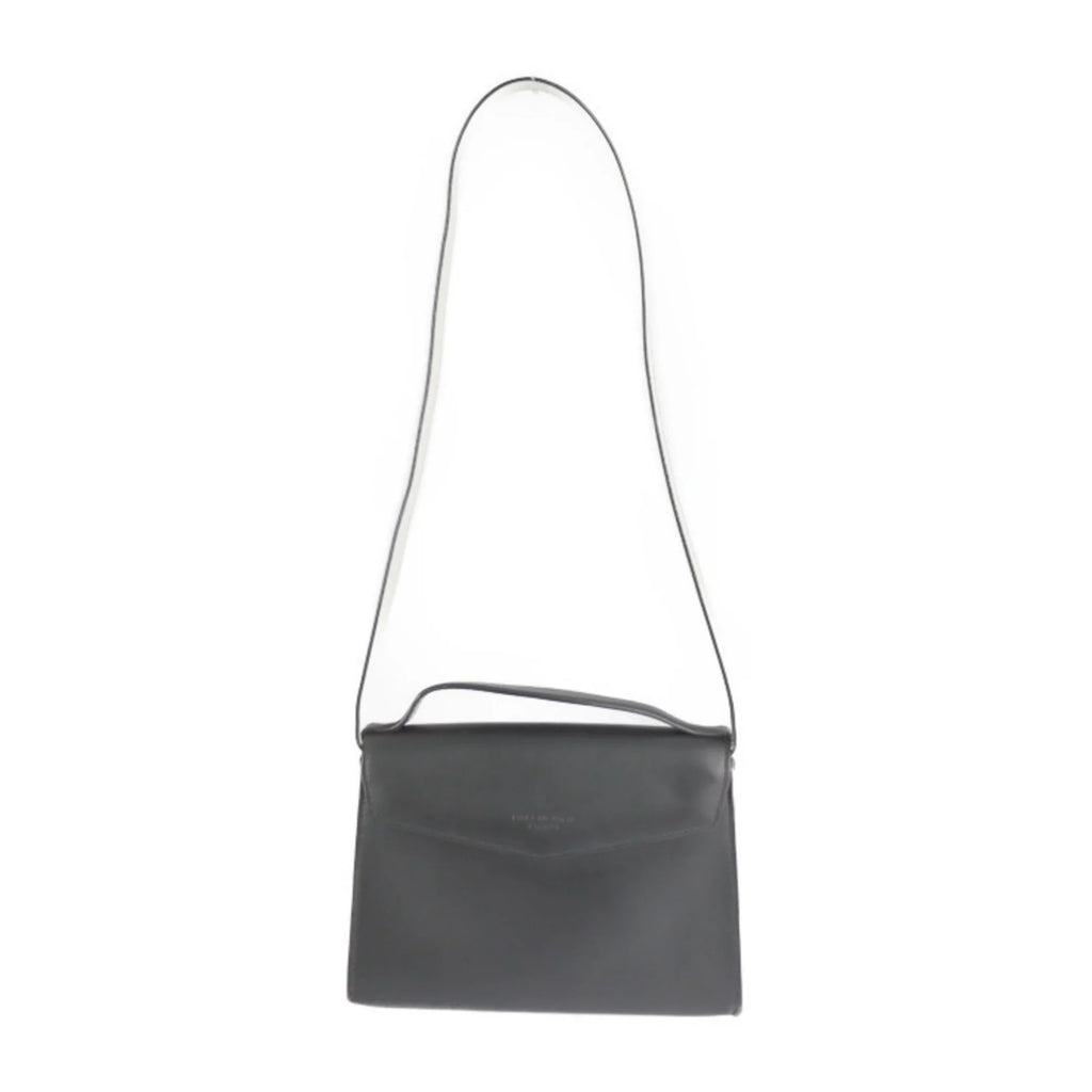 system shoulder 331916 Pre-Owned Balenciaga 2WAY calf bag handbag BALENCIAGA black mailon silver (Good) mini leather trapeze ivory hardware