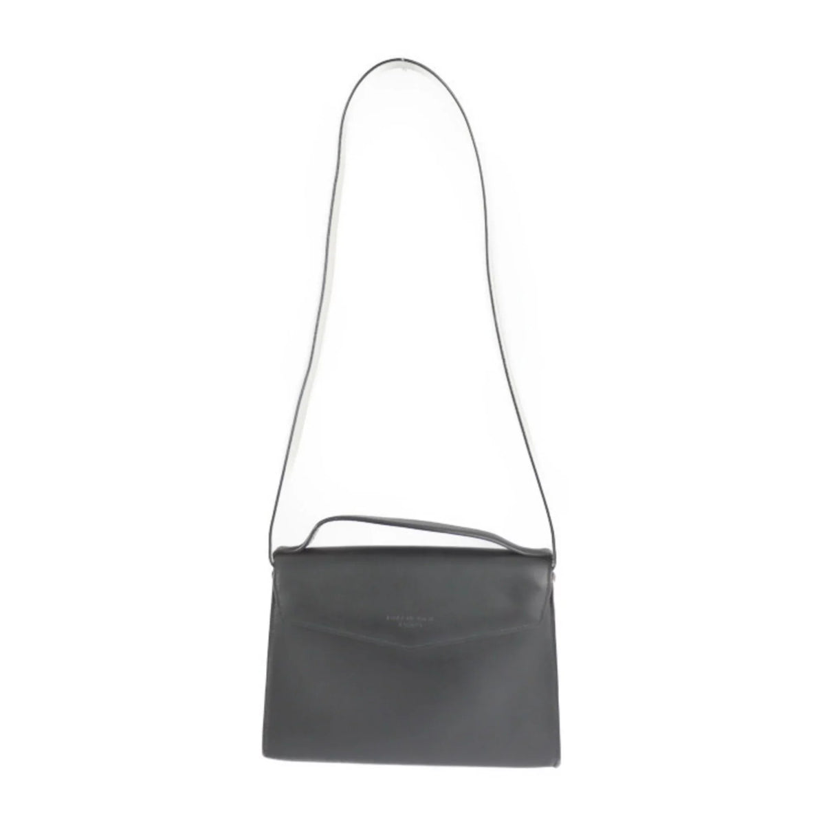 system shoulder 331916 Pre-Owned Balenciaga 2WAY calf bag handbag BALENCIAGA black mailon silver (Good) mini leather trapeze ivory hardware
