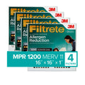 MERV Filtrete by Air 4 Allergen 16x16x1, Filter, Filters MPR, 3M 11, Furnace 1200 HVAC Reduction