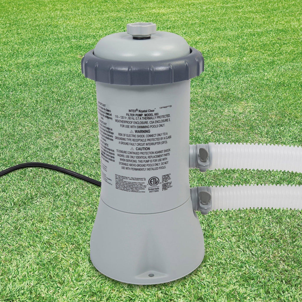30 12 Cartridge x Intex Foot Inches Filter GPH Pool with Pump Pool 530 Intex
