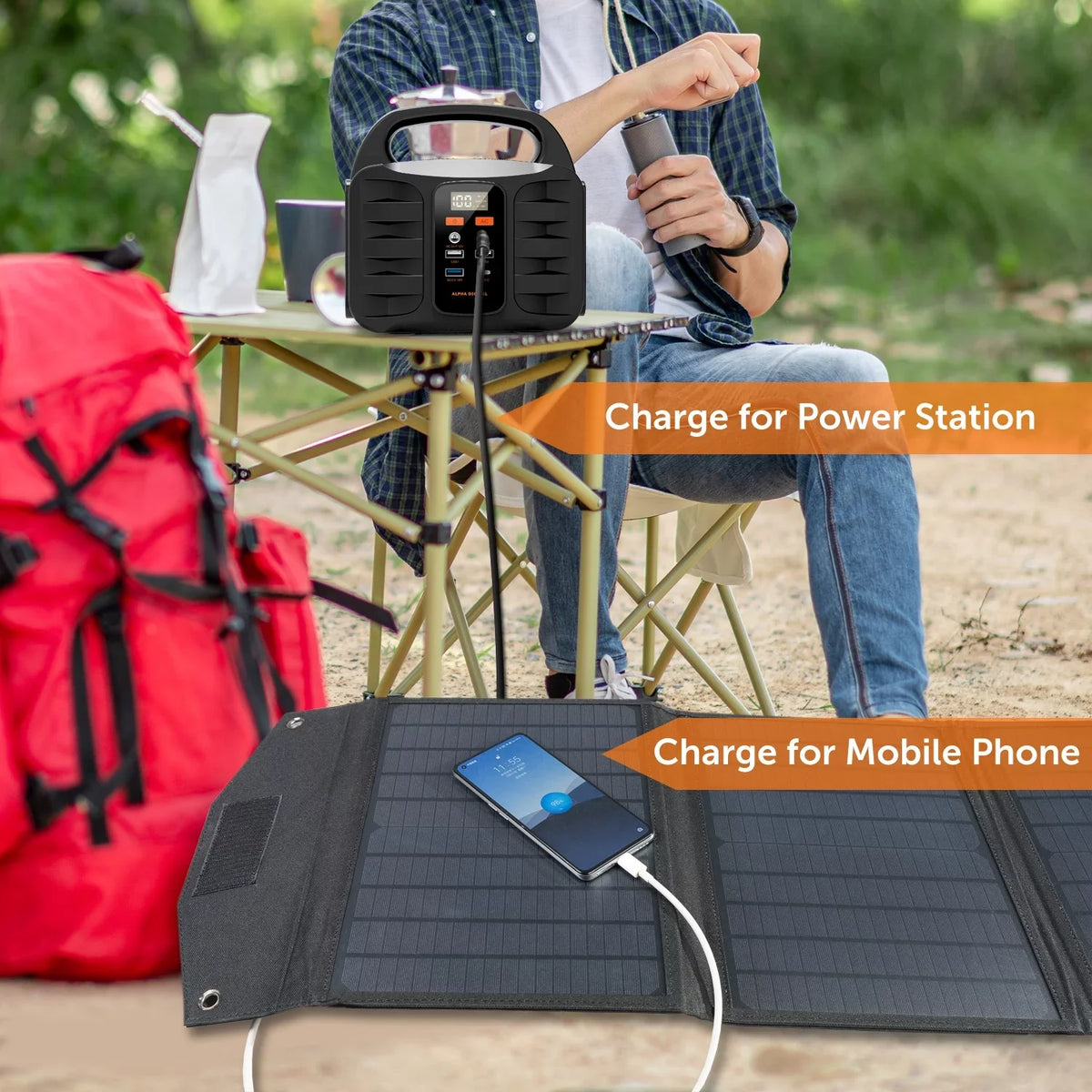 Panel Folding Alpha Charger Digital Solar