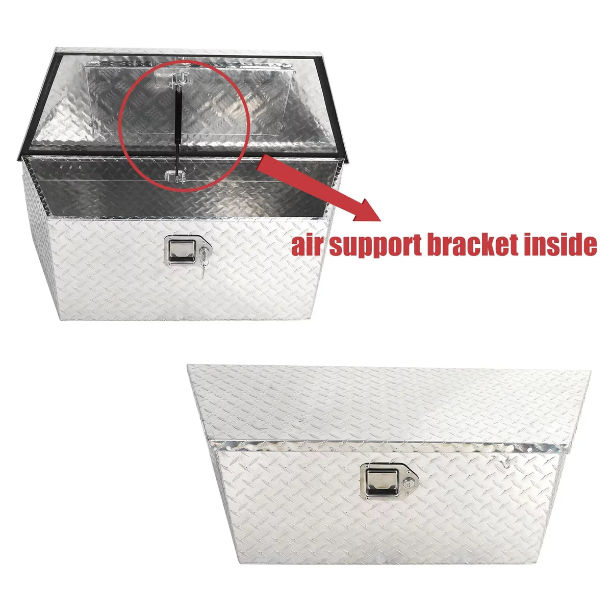 Lock Duty x for with Keys and Storage on Inches Tongue Heavy Box Plate Tool Trailer, Confote Your Silver,39 Diamond Secure 16.5 Aluminum Trailer x 12