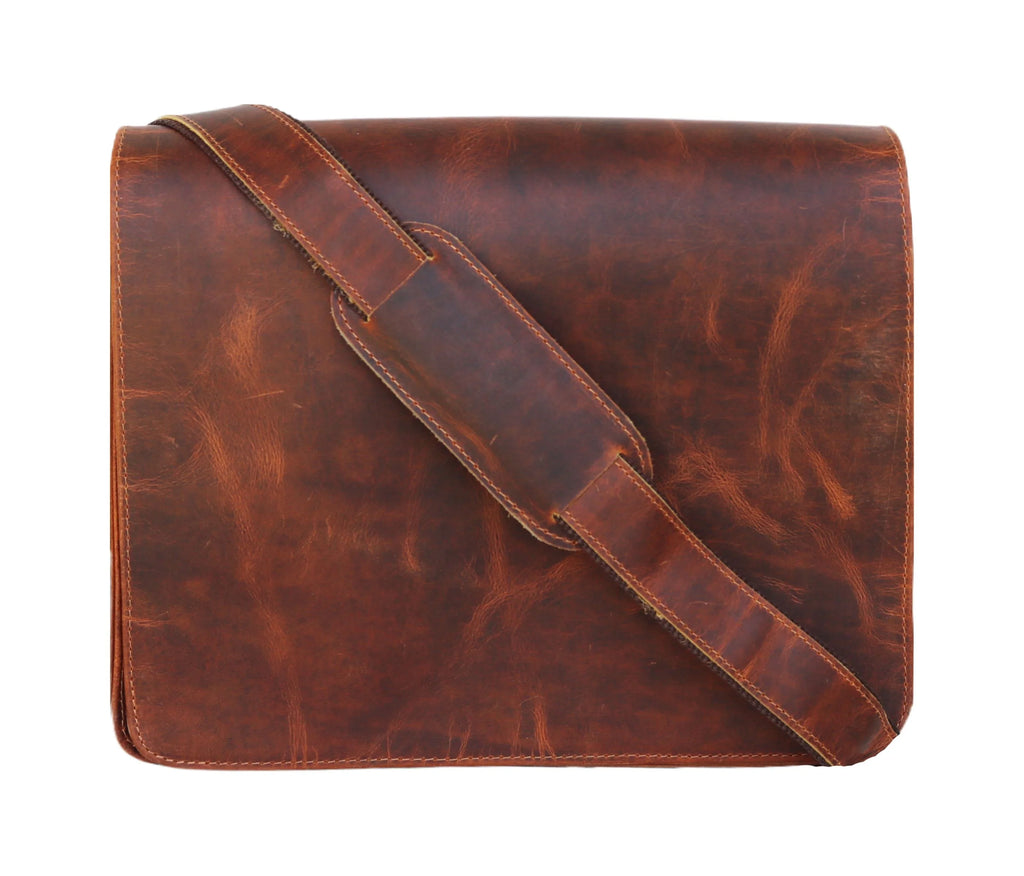 briefcase office men satchel bag shoulder MacBook bag iPad Handmade distressed for Leather bag gift for