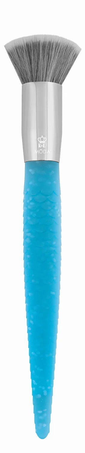 Crease and Brushes Brush 6pc Brush Includes Set, Moda Small Mythical Makeup Makeup Accentuate, Blue Shader, Fire