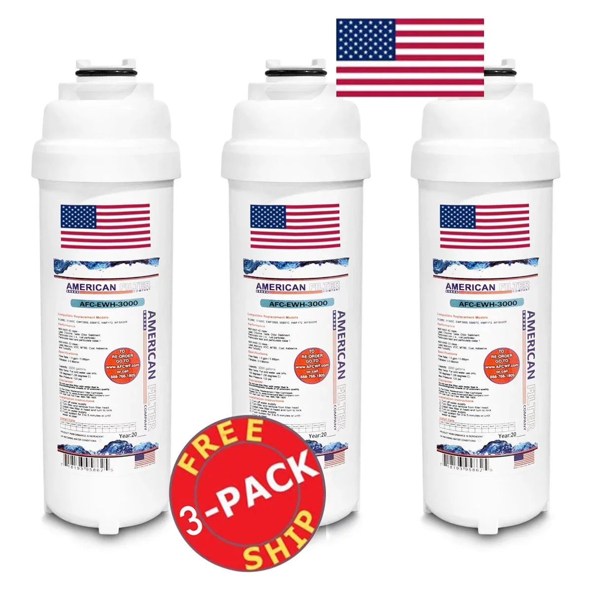 LZSTLDDWSVRSK Model , Water Made Elkay® - , Filters AFC-EWH-3000 - in Filter Fountain , AFC U.S.A. 3 Compatible Brand with #