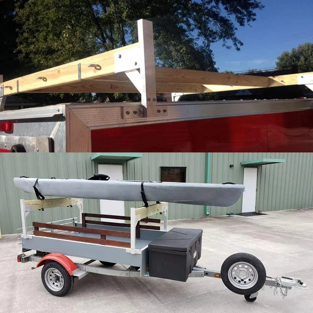 Rack Ladder Vans Trailers Bracket Roof Kojem for Enclosed Adjustable Cargo Kit