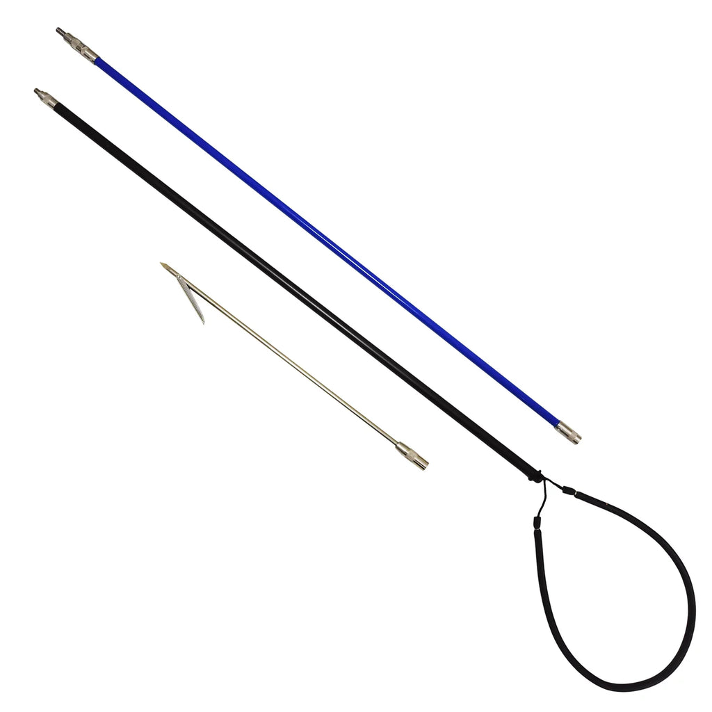 Alum ft Black Scuba Blue Heavy 1 7.8 Tip Spear Pole Prong Fiberglass Choice Duty
