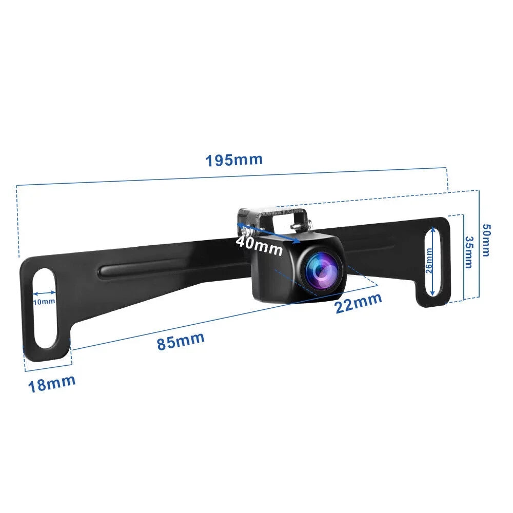 Camera System HD 4.3inch Car License Rear Parking Plate Reverse View Backup Monitor