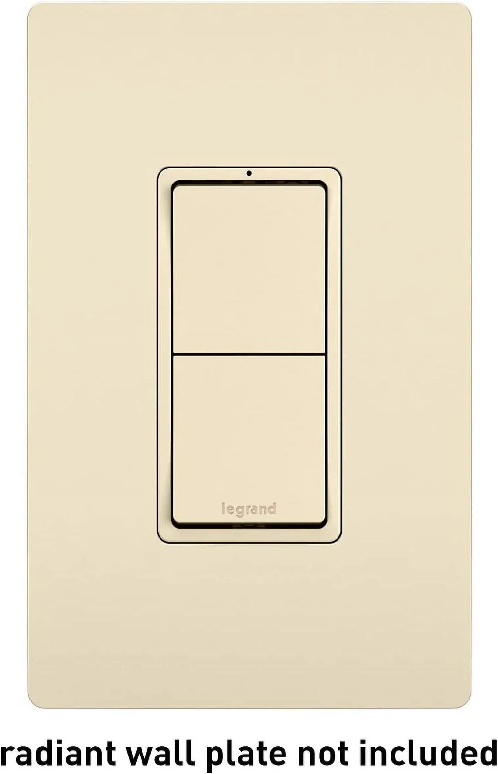 Legrand Seymour Pass Switch, Radiant & 6 - Single-Pole Quantity Almond 2 Light 15A, RCD11LACC6