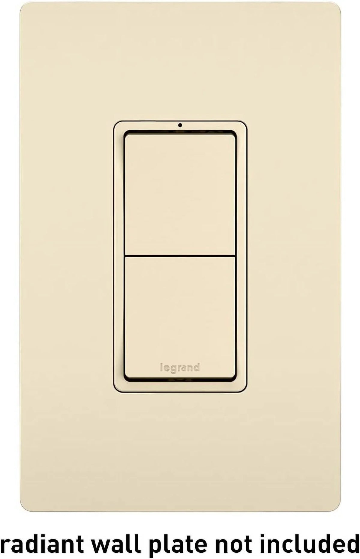 Legrand Seymour Pass Switch, Radiant & 6 - Single-Pole Quantity Almond 2 Light 15A, RCD11LACC6