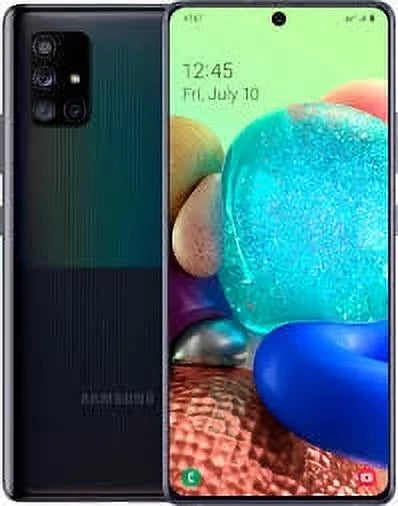 Black (Unlocked) Galaxy (Refurbished) Cube A71 Prism 5G Samsung Restored