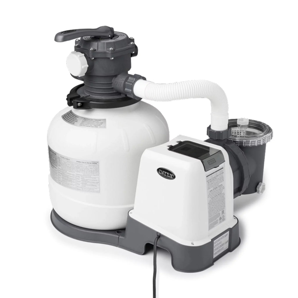 Sand Filter Intex ZX100 Automatic Pool Pool Pressure Side Pump with Cleaner
