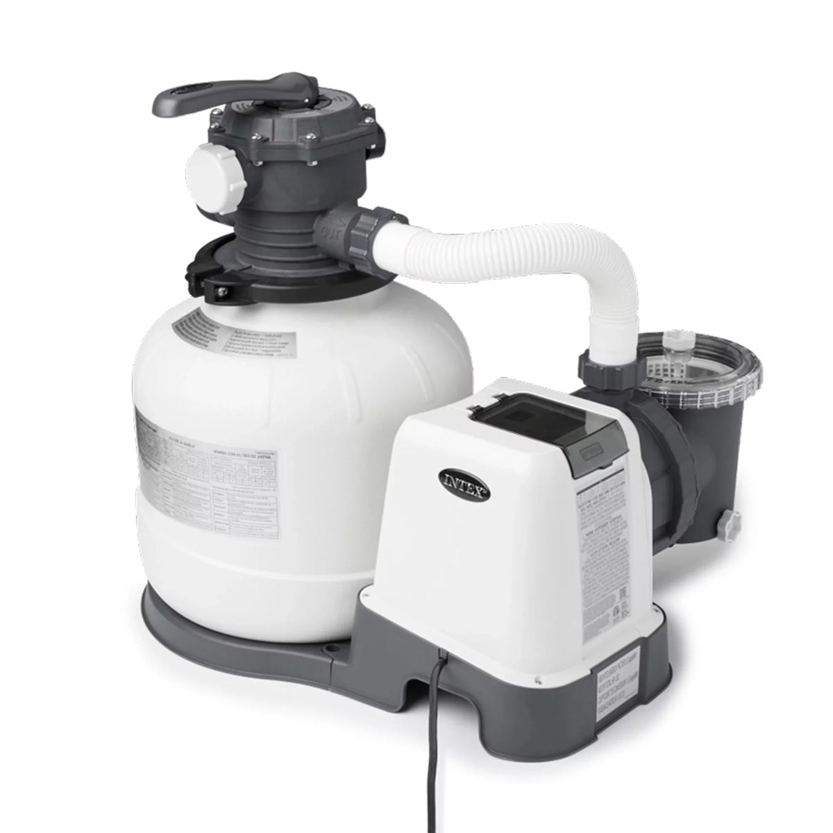 Sand Filter Intex ZX100 Automatic Pool Pool Pressure Side Pump with Cleaner