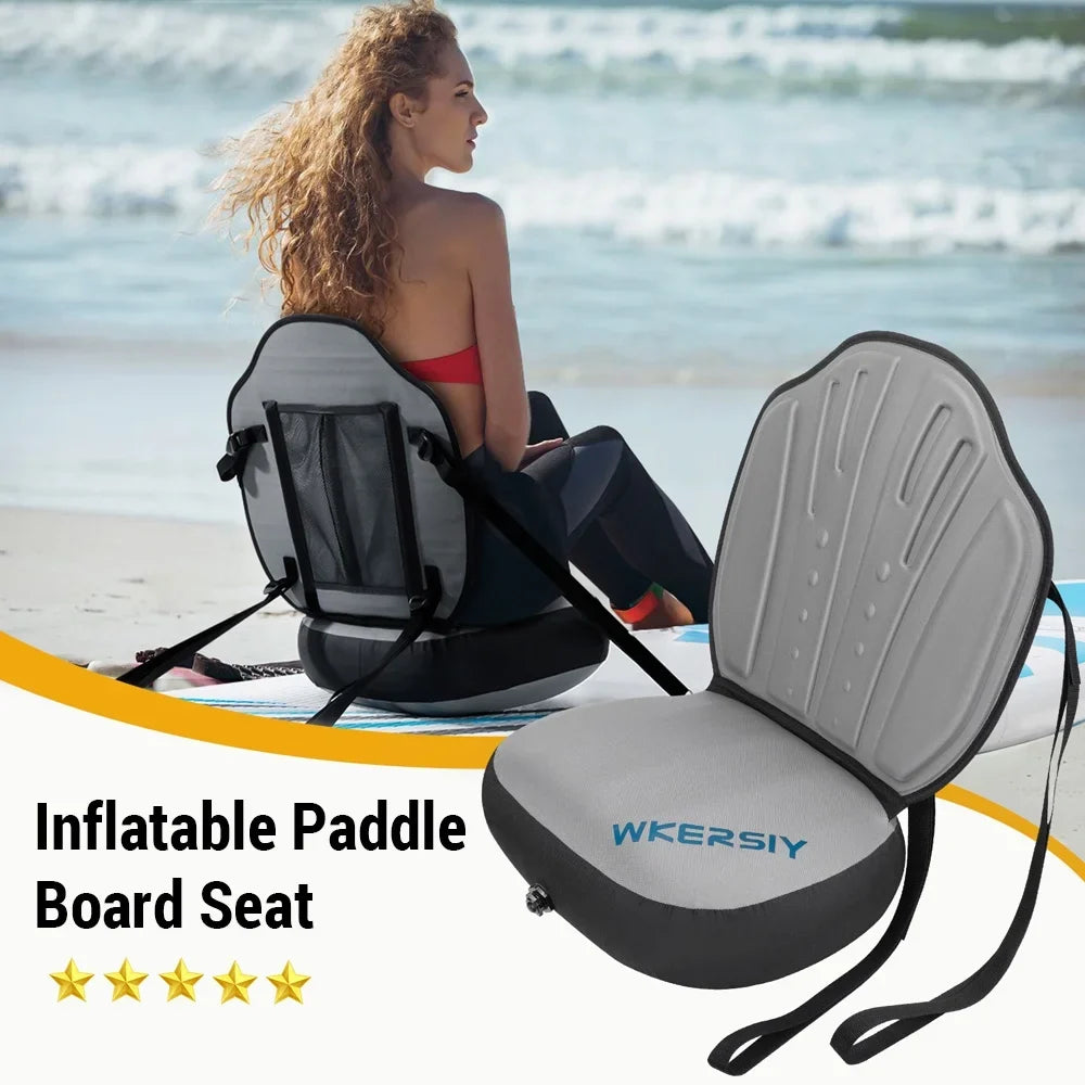 Seat Seat Huiop Paddle Adjustable - WKERSIY Seatpaddle Seat Paddle Seat Support Support Inflatable Boat Adjustable Seat,Inflatable - Padded With Mewmewcatpaddle And And Support Inflatable Paddle -