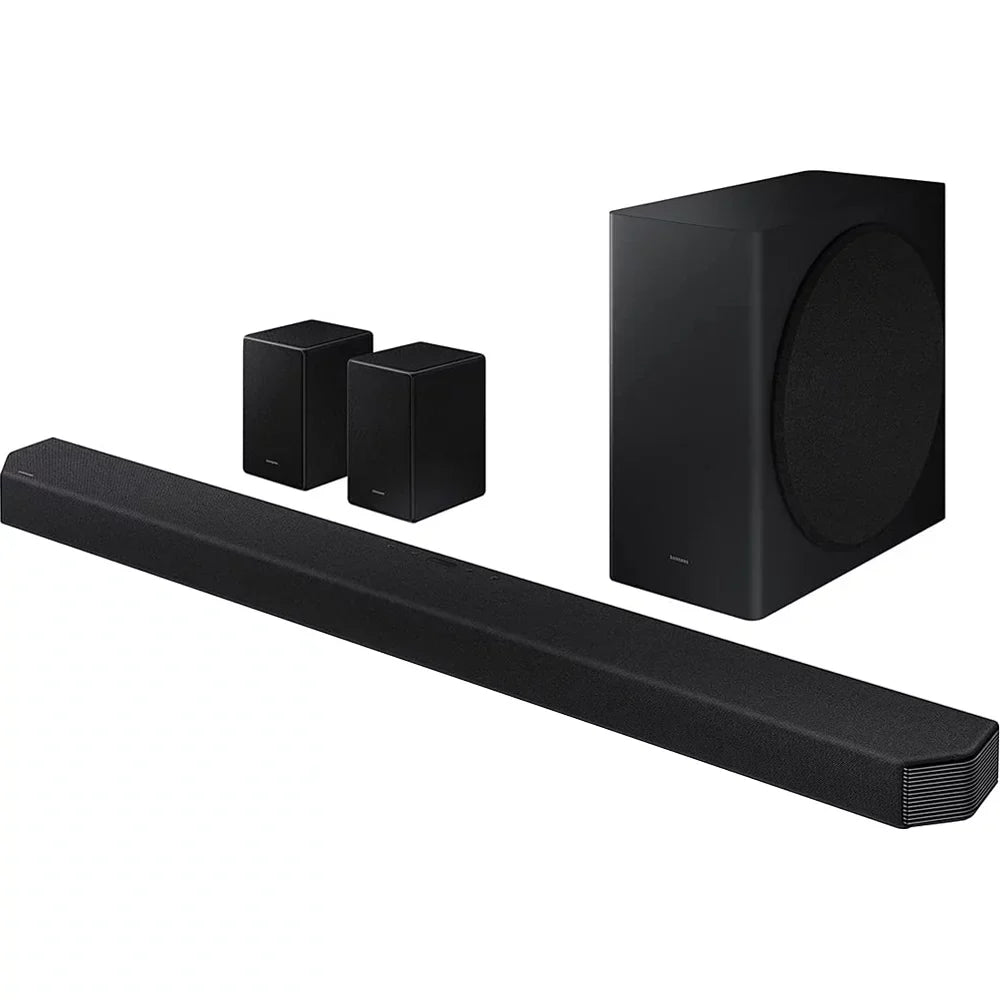 '+ Atmos & Box Open 2021 Rear Subwoofer Samsung HW-Q950A/ZA Wireless Soundbar Speakers 11.1.4ch Dolby