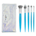 Crease and Brushes Brush 6pc Brush Includes Set, Moda Small Mythical Makeup Makeup Accentuate, Blue Shader, Fire