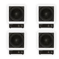 Flush Amp Mount Solutions and 4 TS1000 10" Theater Subwoofer Pack Speaker