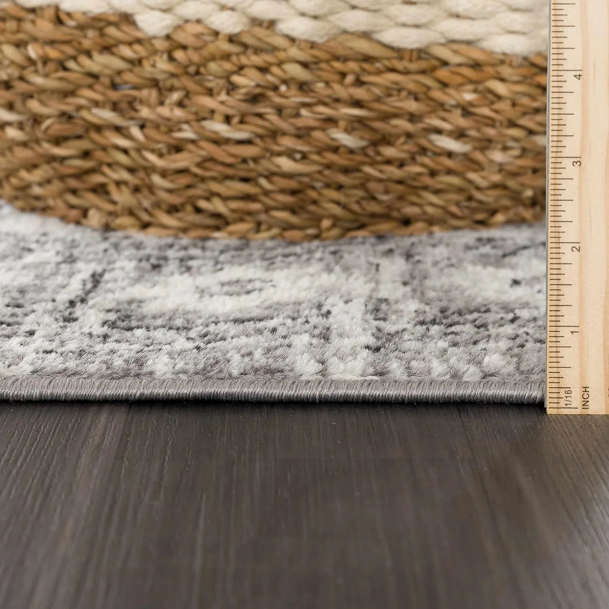 Boho Oriental Rug Living 10' Grey, Indoor X Bedroom, Marash Room, Distressed - 7'10" - Persian Beige - Pattern Traditional - Goksun Collection Vintage Area Medallion