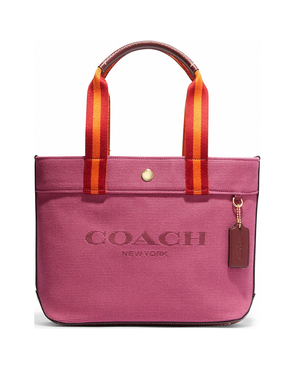 (Light Canvas Raspberry Multi) Small Handbag Coach Women's Tote