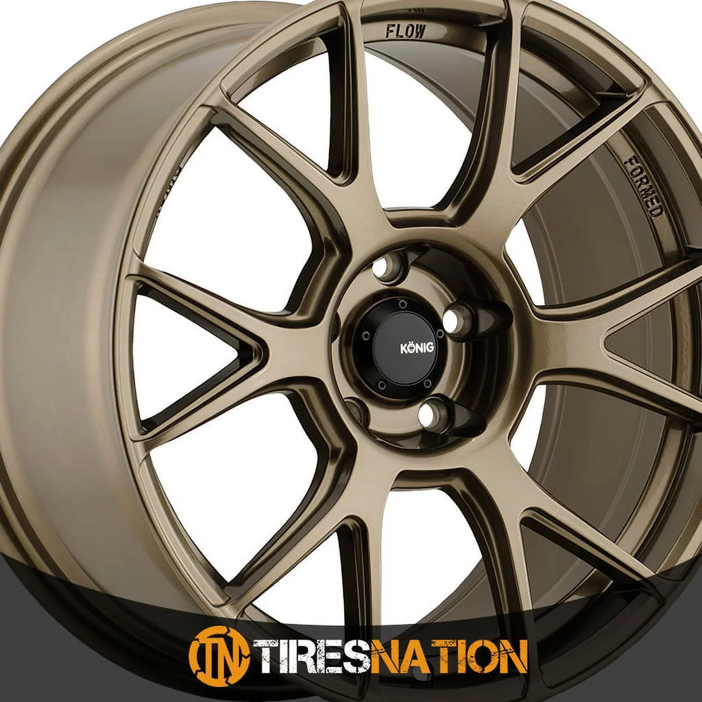 Bronze +40et Ampliform Gloss 5x114.3 17x8 56BZ Konig Wheel