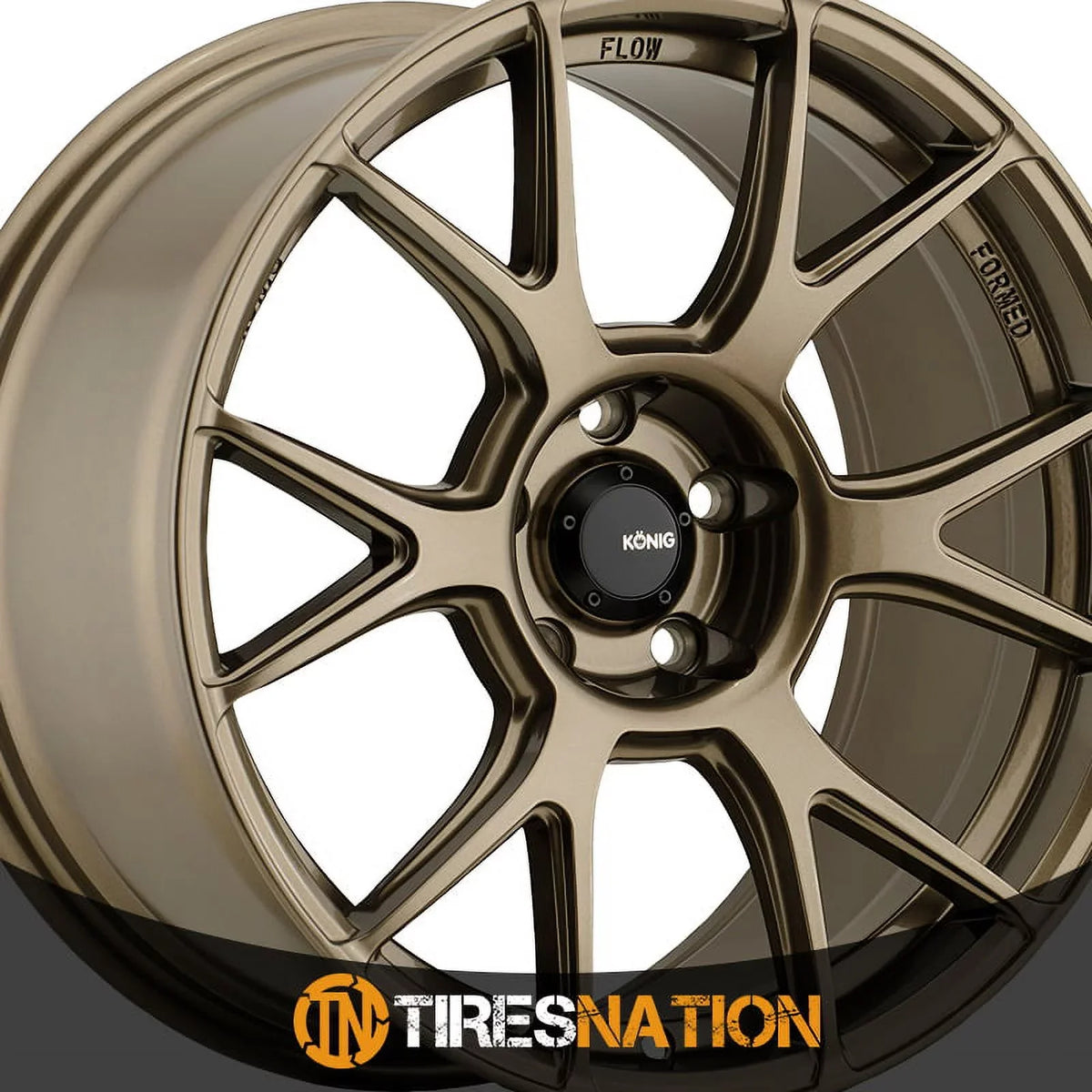 Bronze +40et Ampliform Gloss 5x114.3 17x8 56BZ Konig Wheel