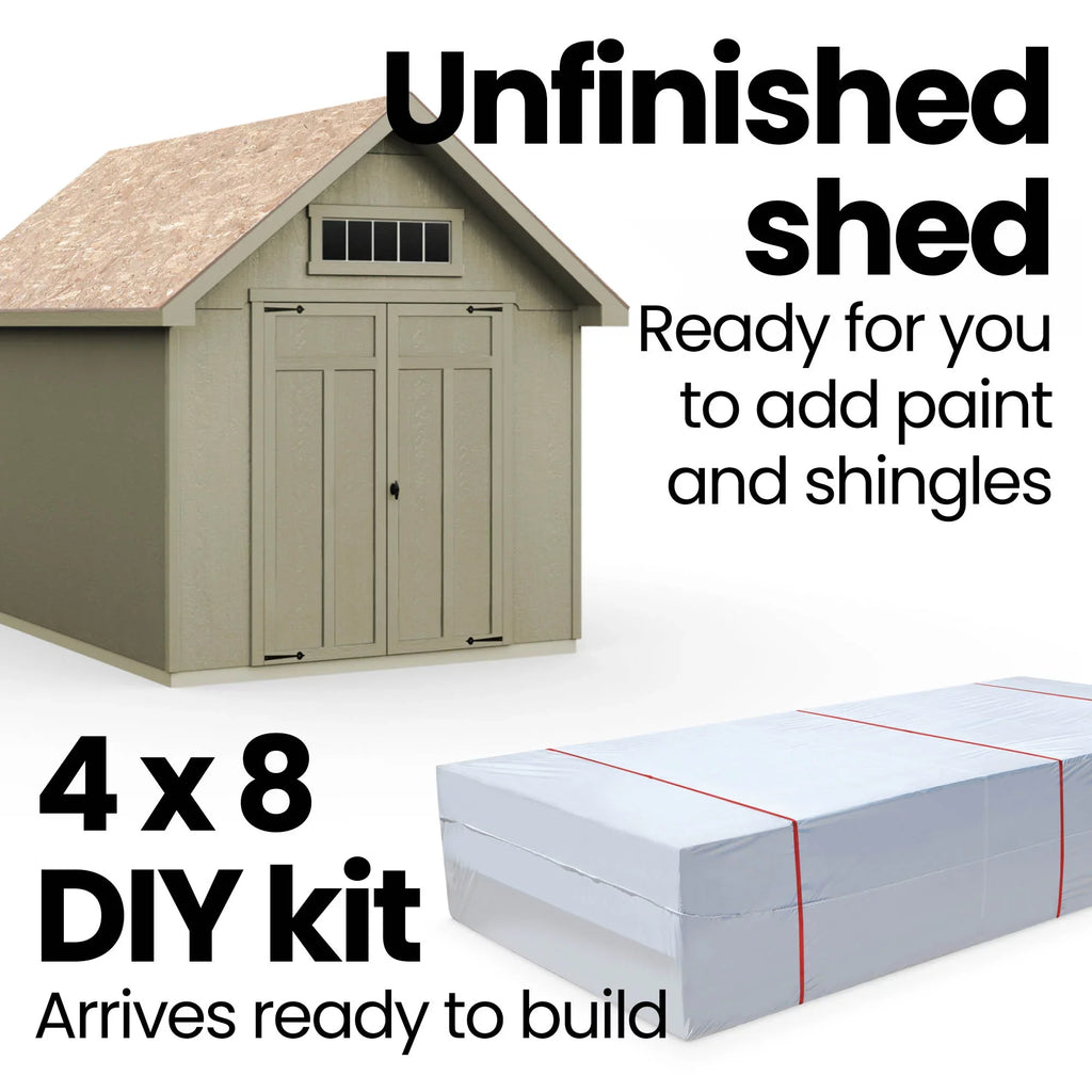 Handy Products Shed (Floor Included) 12 Storage Home x 8 Tribeca Wood ft. ft.