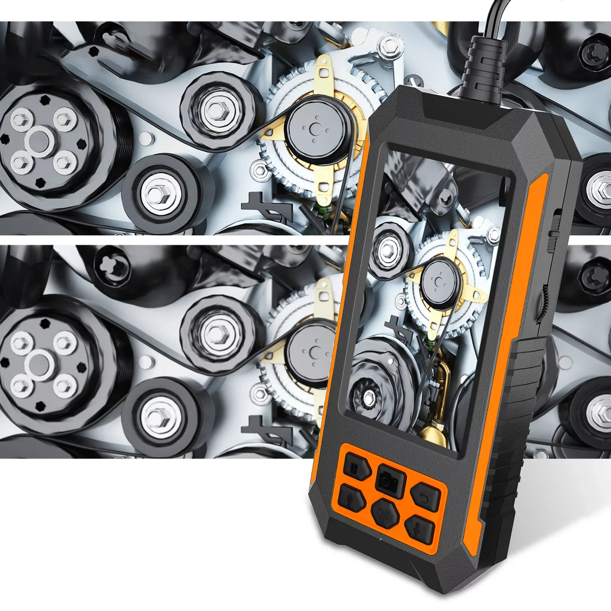 Waterproof Camera Industrial Dual Camera * Camera endoscope,1944P 4.5 IP68 Shinysix Display inch Camera LED 1944P Waterproof Camera IP68 5m inch Display inch 8 4.5 1080P/2592 Waterproof LED