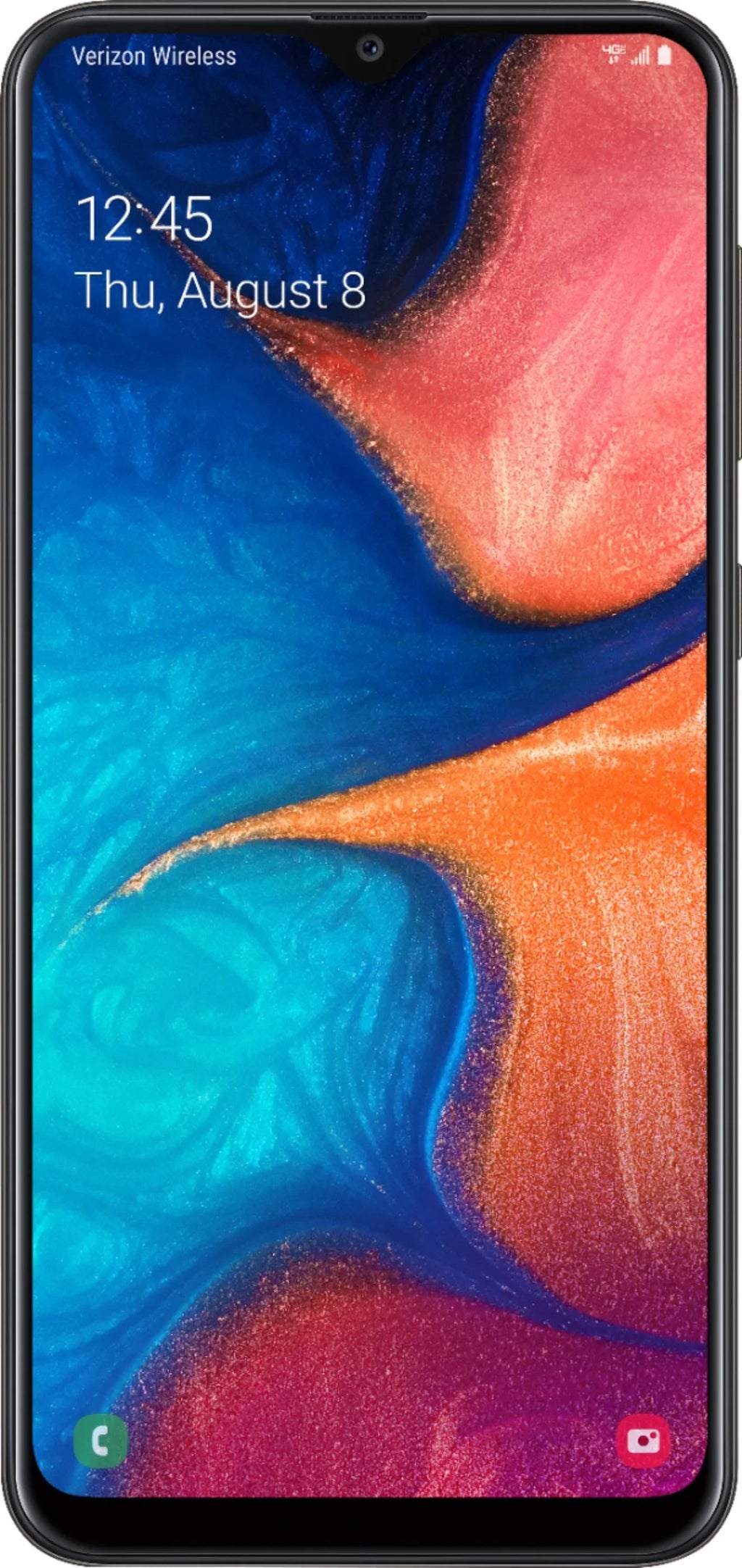 A20 32GB T-Mobile- Samsung SM-A205U (Refurbished) Restored - Black Galaxy